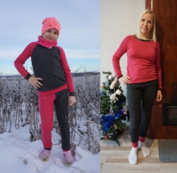 Meriinovillased riided tütrele ja emale